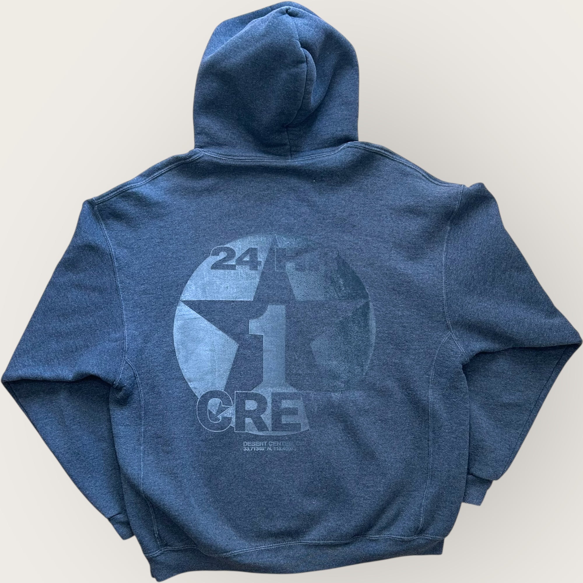 24 HR Crew hoodie - Charcoal (XL) – LAST ONE LEFT by 1-Off