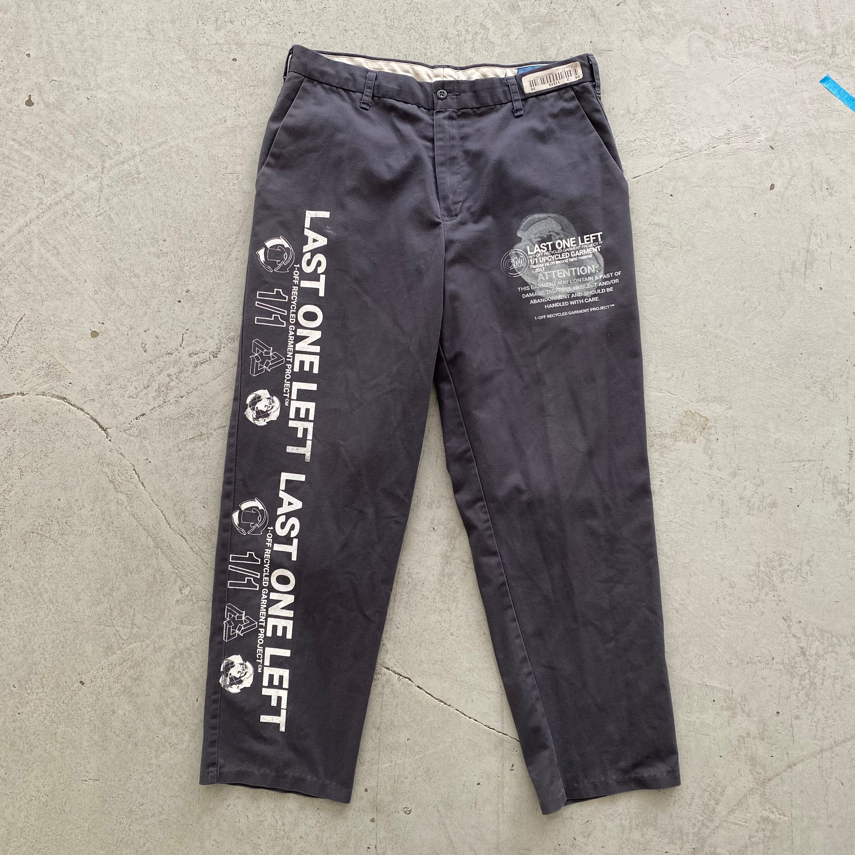 Charcoal work trousers (34” x 30”)