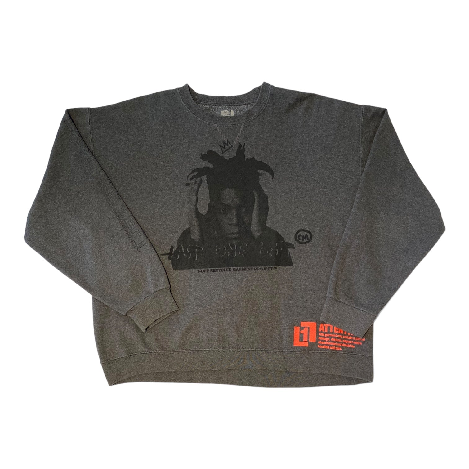 Charcoal Basquiat Crewneck- Large
