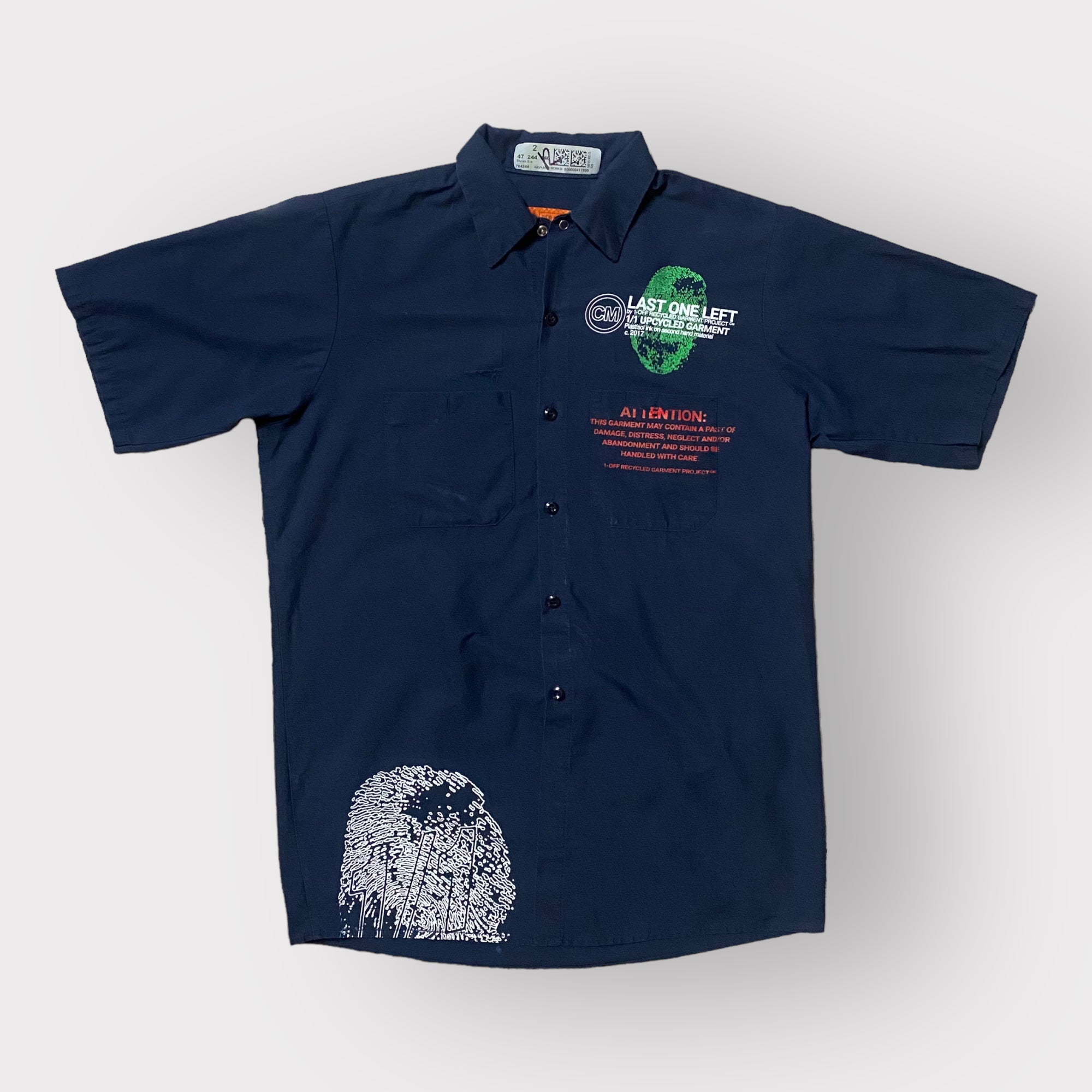 Navy work shirt (L)