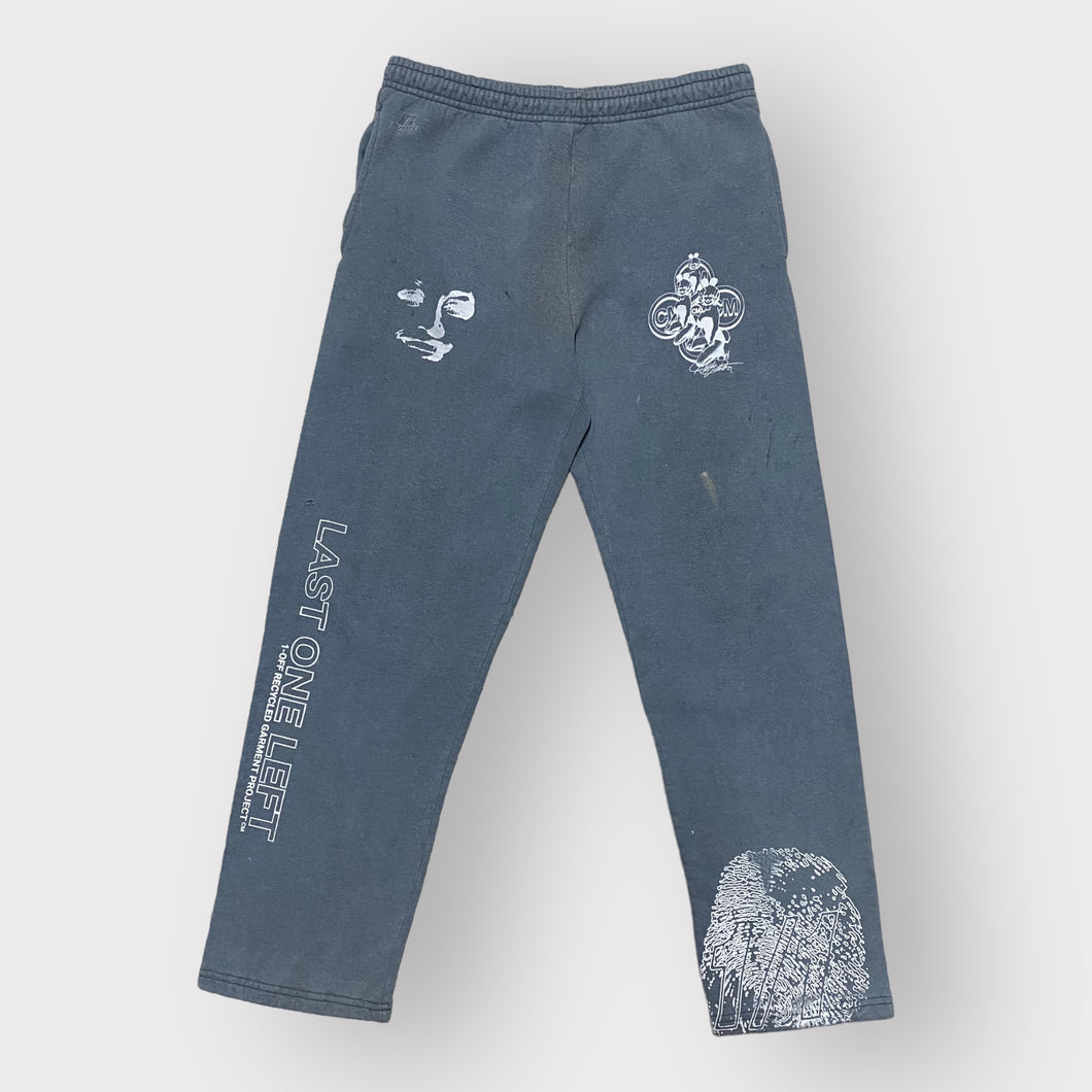 Blue gray dolly sweatpants(S)