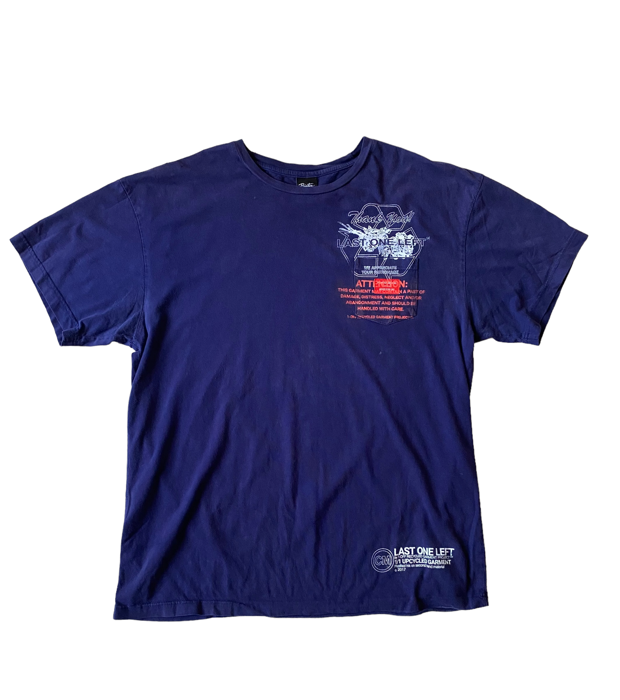 Navy pocket tee (XL)