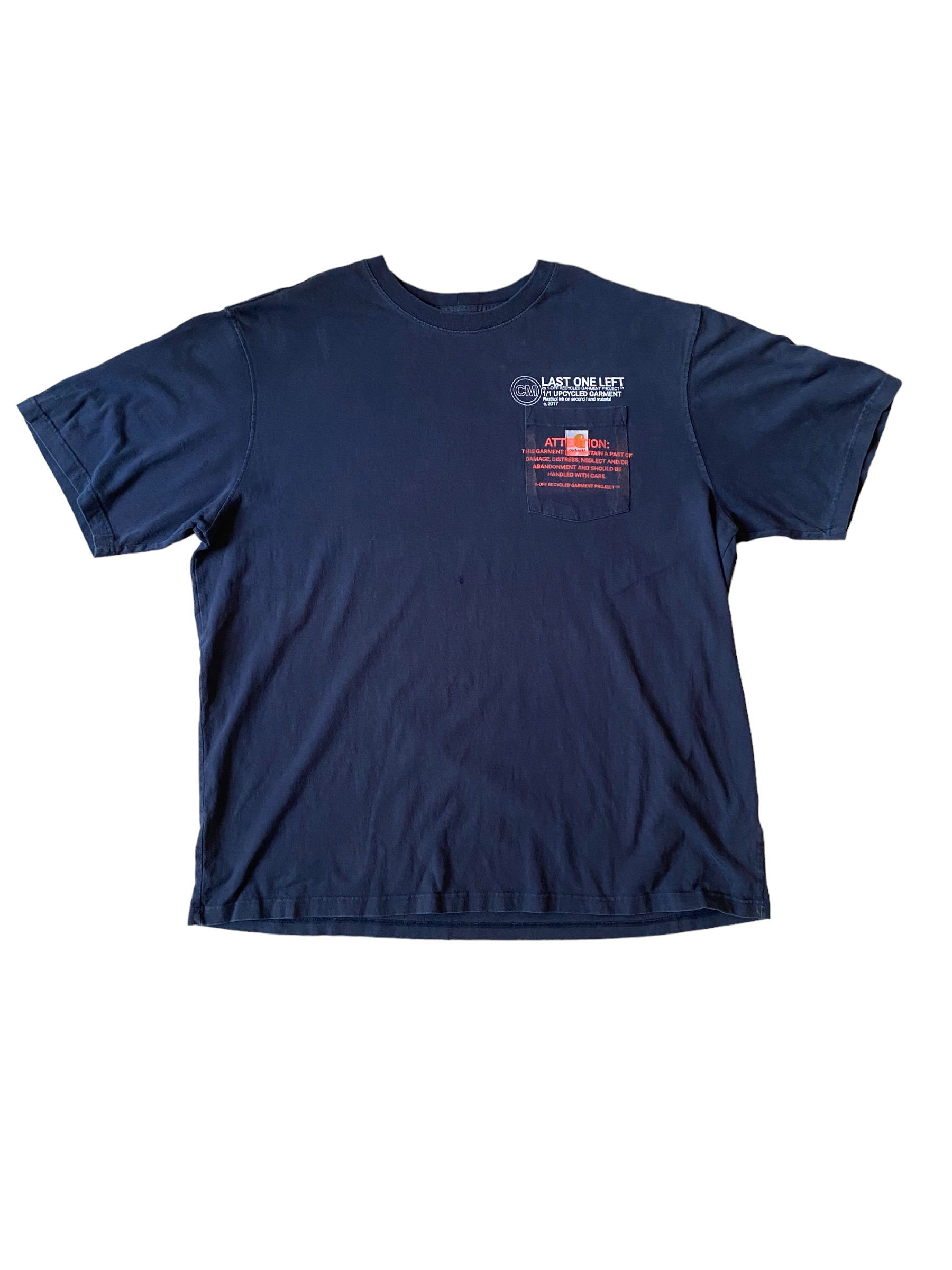 Carhartt Navy pocket tee (2XL)
