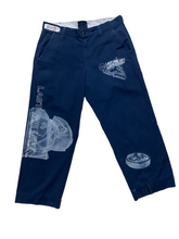 Load image into Gallery viewer, Navy work pants (34x30)
